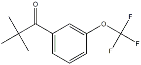 2,2-DIMETHYL-1-(3-TRIFLUOROMETHOXY-PHENYL)-PROPAN-1-ONE结构式