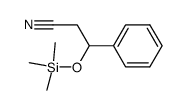 3-phenyl-3-<(trimethylsilyl)oxy>propanenitrile Structure