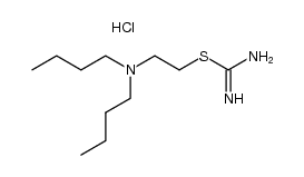 S-(2-dibutylamino-ethyl)-isothiourea, dihydrochloride Structure