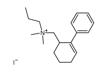 N,N-dimethyl-N-((2,3,4,5-tetrahydro-[1,1'-biphenyl]-2-yl)methyl)propan-1-aminium iodide结构式