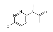 3-(N-acetyl-N-methylamino)-6-chloropyridazine结构式