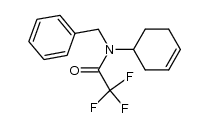 N-benzyl-N-(cyclohex-3-en-1-yl)-2,2,2-trifluoroacetamide结构式