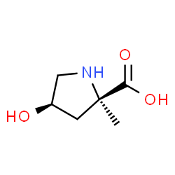 D-Proline, 4-hydroxy-2-methyl-, cis- (9CI) structure