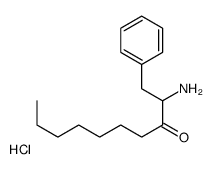 2-amino-1-phenyldecan-3-one,hydrochloride结构式