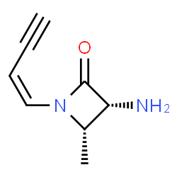 2-Azetidinone,3-amino-1-(1-buten-3-ynyl)-4-methyl-,cis-(9CI) picture