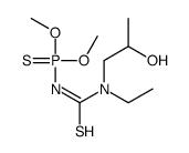 Ethyl(2-hydroxypropyl)thiocarbamoylamidothiophosphoric acid O,O-dimethyl ester结构式