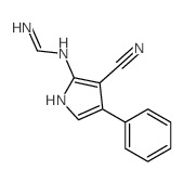 Methanimidamide,N-(3-cyano-4-phenyl-1H-pyrrol-2-yl)- Structure