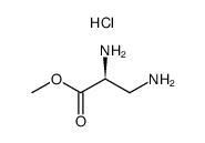 L-2,3-diaminopropionic acid methyl ester hydrochloride结构式