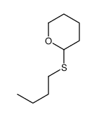 2-(Butylthio)tetrahydro-2H-pyran结构式