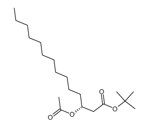 tert-butyl (R)-3-acetoxytetradecanoate Structure