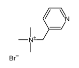 trimethyl(pyridin-3-ylmethyl)azanium,bromide Structure