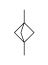 1.3-Dimethyl-bicyclo-(1.1.1)pentan结构式