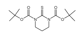 di-boc-tetrahydropyrimidine-2-thione结构式