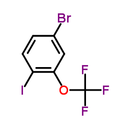 2-(三氟甲氧基)-4-溴碘苯结构式