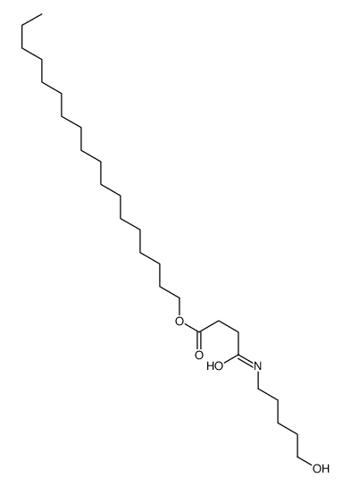 octadecyl 4-(5-hydroxypentylamino)-4-oxobutanoate Structure