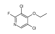 Pyridine,3,5-dichloro-4-ethoxy-2-fluoro-(9CI) Structure