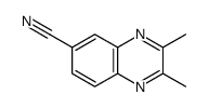 6-Quinoxalinecarbonitrile,2,3-dimethyl-(8CI,9CI) Structure