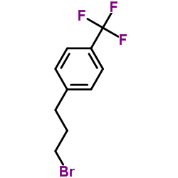 1-(3-Bromopropyl)-4-(trifluoromethyl)benzene结构式