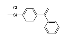 chloro-dimethyl-[4-(1-phenylethenyl)phenyl]silane结构式