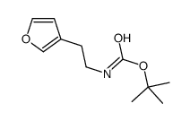 Carbamic acid, [2-(3-furanyl)ethyl]-, 1,1-dimethylethyl ester (9CI)结构式