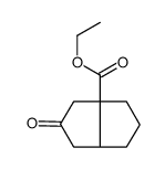 ETHYL 2-OXOOCTAHYDROPENTALENE-3A-CARBOXYLATE结构式