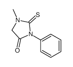 1-methyl-3-phenyl-2-sulfanylideneimidazolidin-4-one结构式