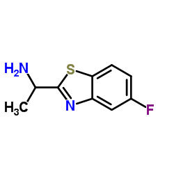 (1R)-1-(6-Fluoro-1,3-benzothiazol-2-yl)ethanamine structure