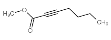 2-Heptynoic acid,methyl ester structure