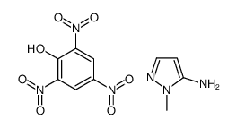 2-methylpyrazol-3-amine,2,4,6-trinitrophenol Structure