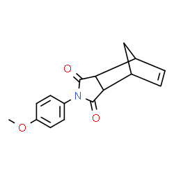 2-(4-methoxyphenyl)-3a,4,7,7a-tetrahydro-1H-4,7-methanoisoindole-1,3(2H)-dione structure