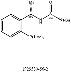 [S(R)]-N-[(1S)-1-[2-(二金刚烷基膦)苯基]乙基]-2-叔丁基亚磺酰胺图片