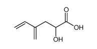 2-hydroxy-4-methylenehex-5-enoic acid结构式