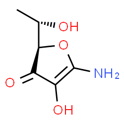 L-threo-Hex-2-enonimidic acid, 6-deoxy-, gamma-lactone (9CI)结构式