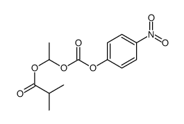 1-(((4-NITROPHENOXY)CARBONYL)OXY)ETHYL ISOBUTYRATE structure