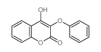 2H-1-Benzopyran-2-one,4-hydroxy-3-phenoxy- structure