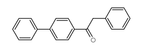 1-[1,1'-联苯]-4-基-2-苯基乙-1-酮结构式