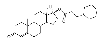 testosterone 3-cyclohexylpropionate结构式