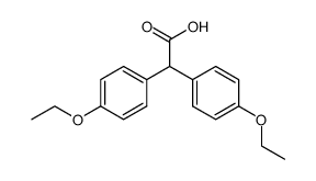 bis-(4-ethoxy-phenyl)-acetic acid Structure