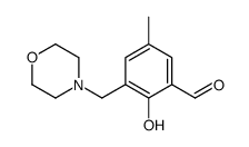 2-hydroxy-5-methyl-3-(morpholin-4-ylmethyl)benzaldehyde Structure