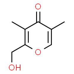 4H-Pyran-4-one, 2-(hydroxymethyl)-3,5-dimethyl- (9CI) Structure