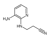 3-[(3-aminopyridin-2-yl)amino]propanenitrile Structure