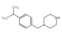 1-[(4-propan-2-ylphenyl)methyl]piperazine Structure