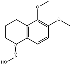 1(2H)-Naphthalenone, 3,4-dihydro-5,6-dimethoxy-, oxime Structure