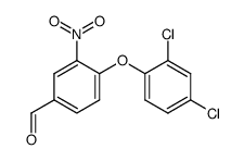 4-(2,4-dichlorophenoxy)-3-nitrobenzaldehyde结构式