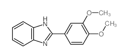 1H-Benzimidazole,2-(3,4-dimethoxyphenyl)-结构式