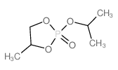 1,3,2-Dioxaphospholane,4-methyl-2-(1-methylethoxy)-, 2-oxide Structure