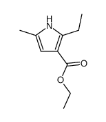 2-Ethyl-5-methyl-1H-pyrrole-3-carboxylic acid ethyl ester picture