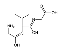 2-[[(2S)-2-[(2-aminoacetyl)amino]-3-methylbutanoyl]amino]acetic acid Structure