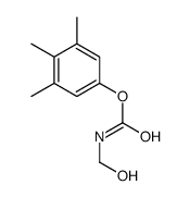 (3,4,5-trimethylphenyl) N-(hydroxymethyl)carbamate Structure