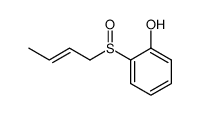 2-(2-Butenylsulfinyl)phenol Structure